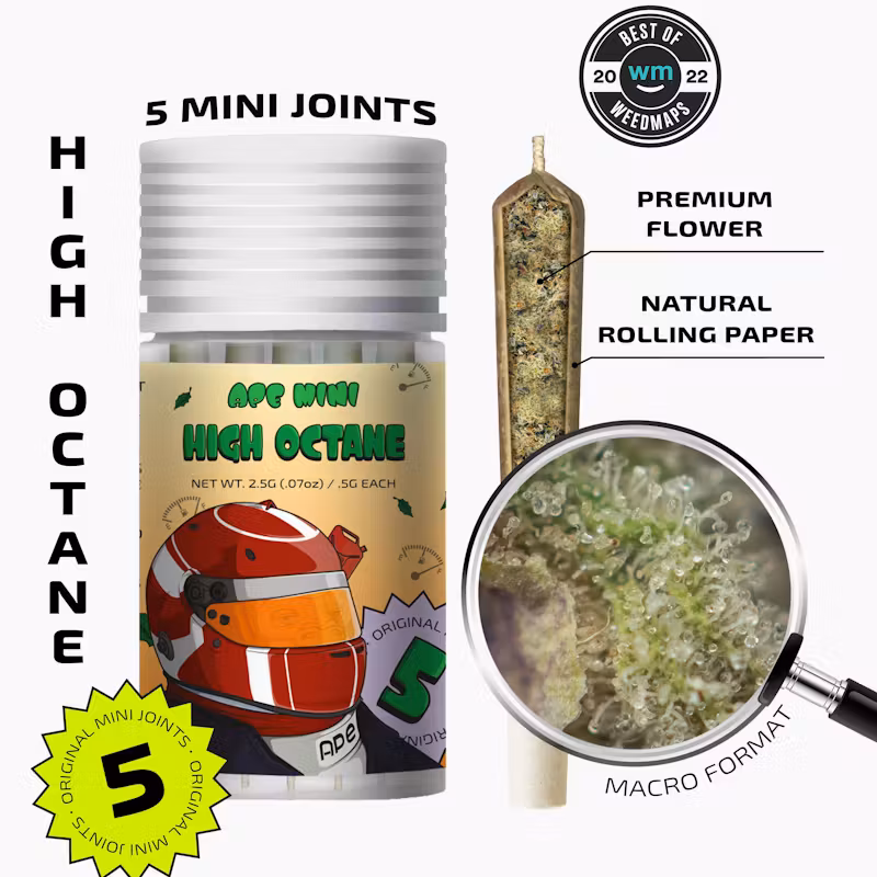 APE Premium Cannabis Corp High Octane — 5 original mini joints