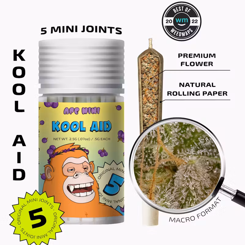 APE Premium Cannabis Corp Kool Aid — 5 original mini joints