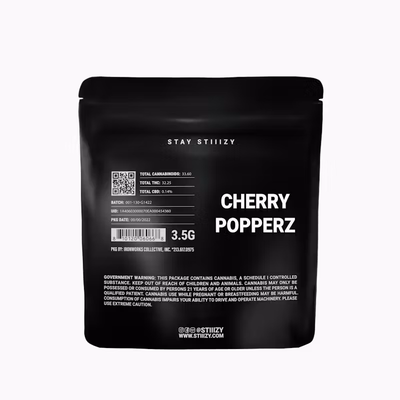 CHERRY POPPERZ - BLACK LABEL