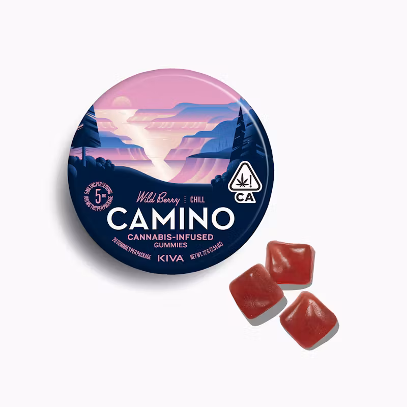 Kiva Confections Camino Wild Berry "Chill" Gummies