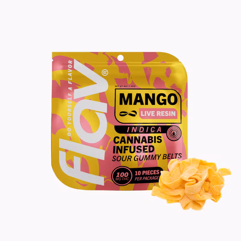 Flav Candy - Belt - 100mg - Live Resin - Mango - Indica