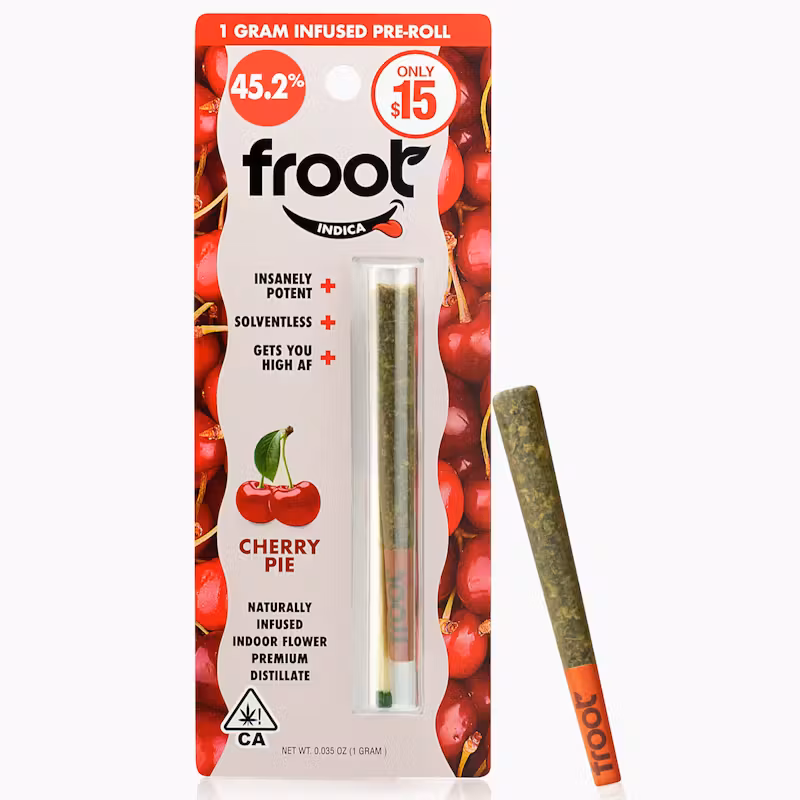 Froot Cherry Pie Infused 1-gram Pre-roll
