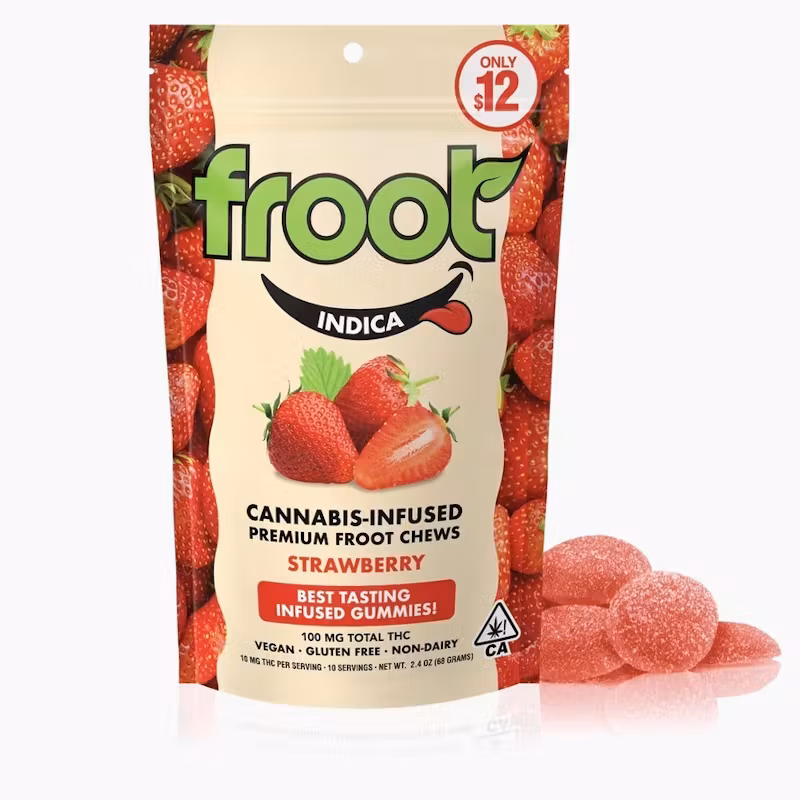 Froot Strawberry Gummies - 100mg