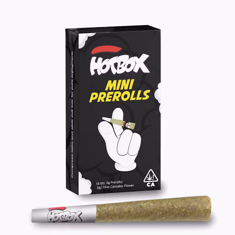 HOTBOX | Kush Mints Indica 6 ct/.5 g Mini Prerolls (3 g) Indoor Flower