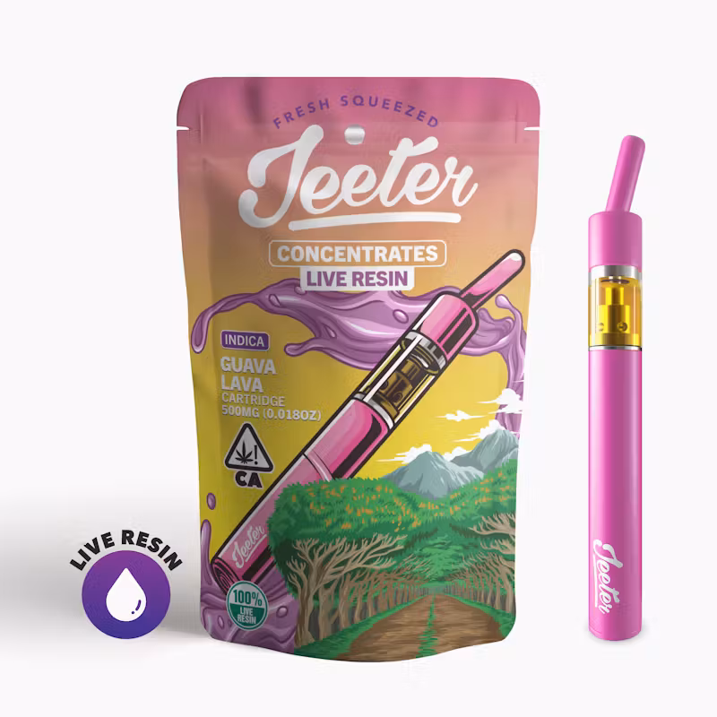 Jeeter Juice Disposable Live Resin Straw - Guava Lava