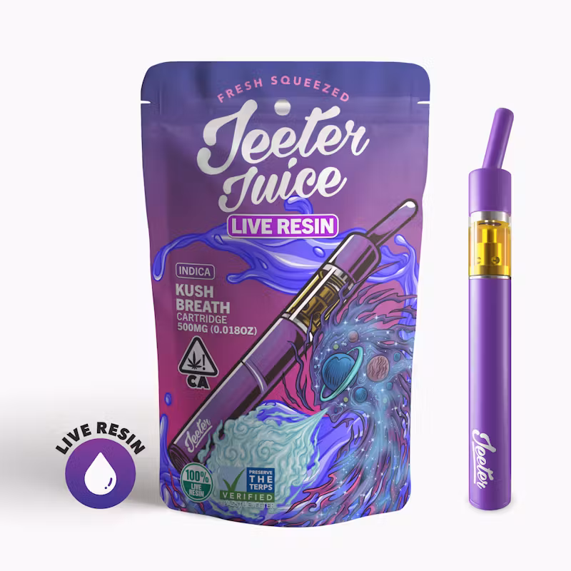 Jeeter Juice Disposable Live Resin Straw - Kush Breath