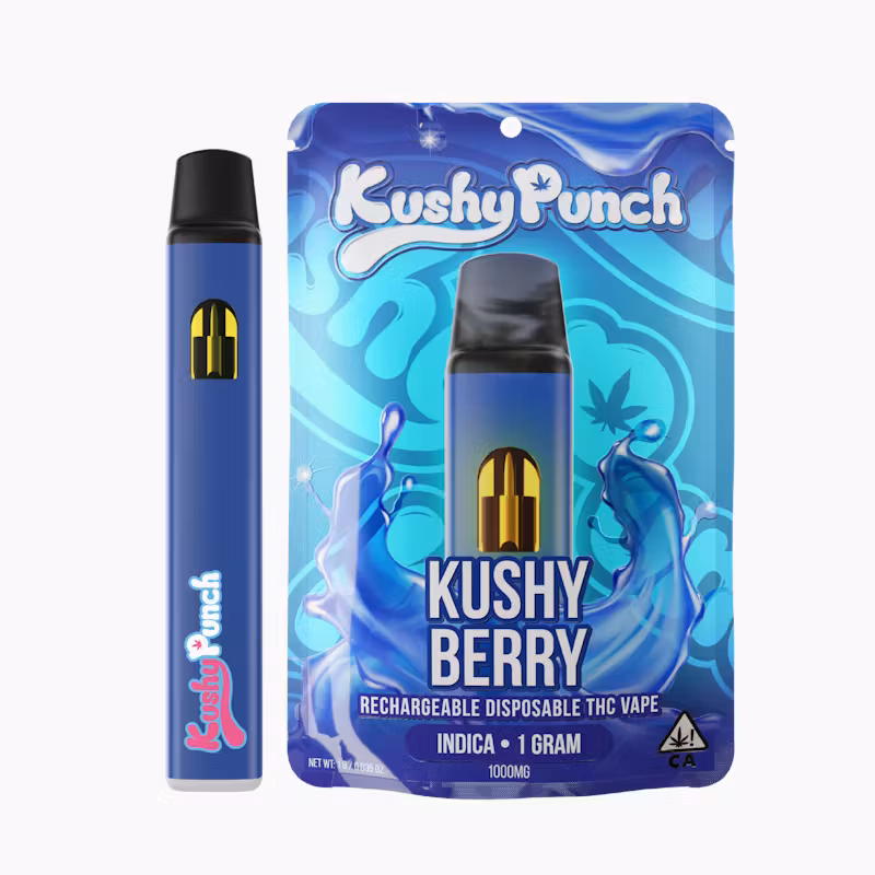 Kushy Punch 1G Kushy Punch Vape - Kushy Berry