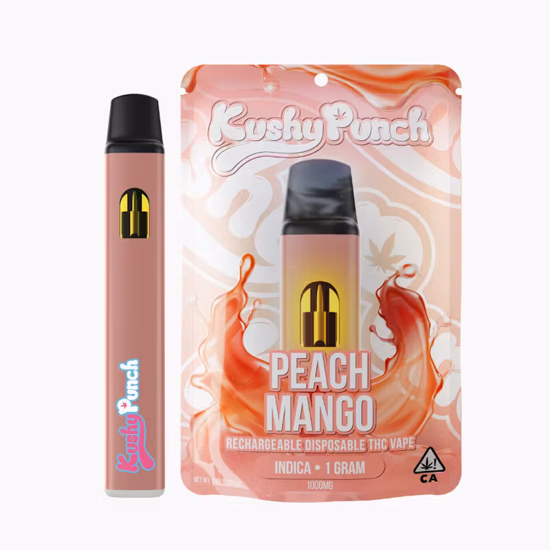 Kushy Punch 1G Kushy Punch Vape - Peach Mango
