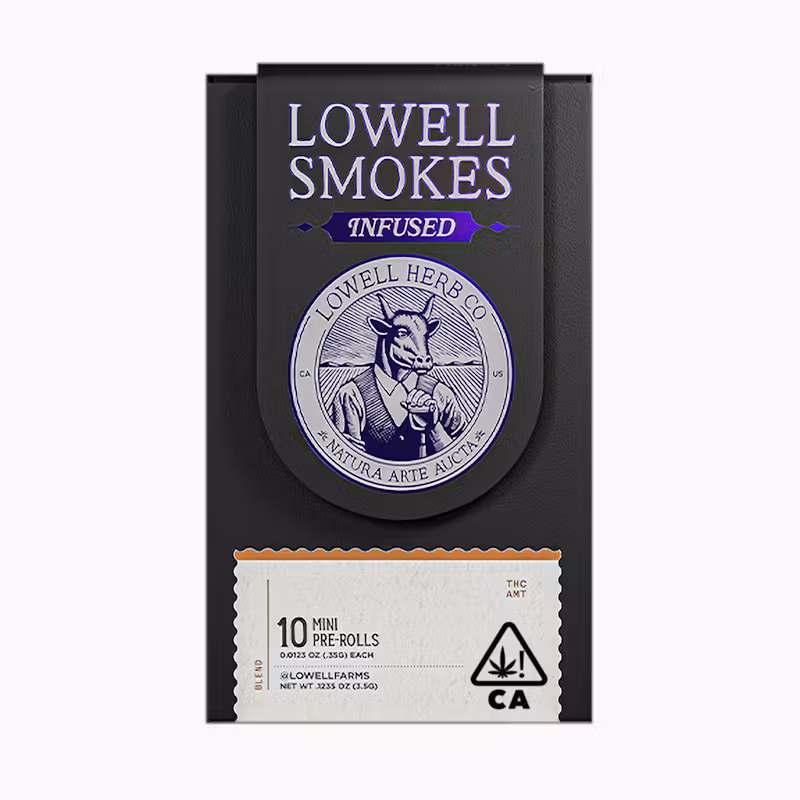 Lowell Herb Co. Lowell Infused Quicks | 3.5g Pre Roll Pack | The Bedtime Indica
