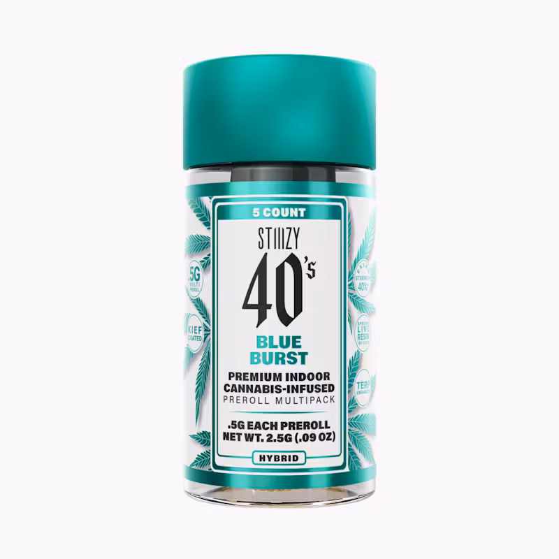 STIIIZY BLUE BURST - .5G 40s INFUSED PREROLL MULTI PACK