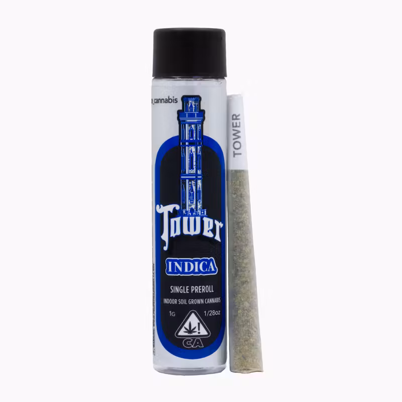 Source Cannabis Banana Slug - Tower - 1G Indica Preroll